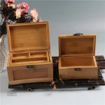 Boîte à bijoux en bambou japonais élégante