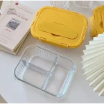 Conteneur alimentaire en verre pour repas à emporter