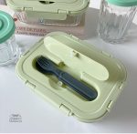 Boîte bento en verre, idéale pour le travail ou l'école