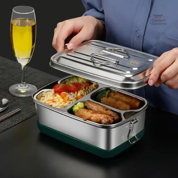 boite-a-lunch-bento-en-acier-inoxydable-1 Boîte à lunch Bento en acier inoxydable