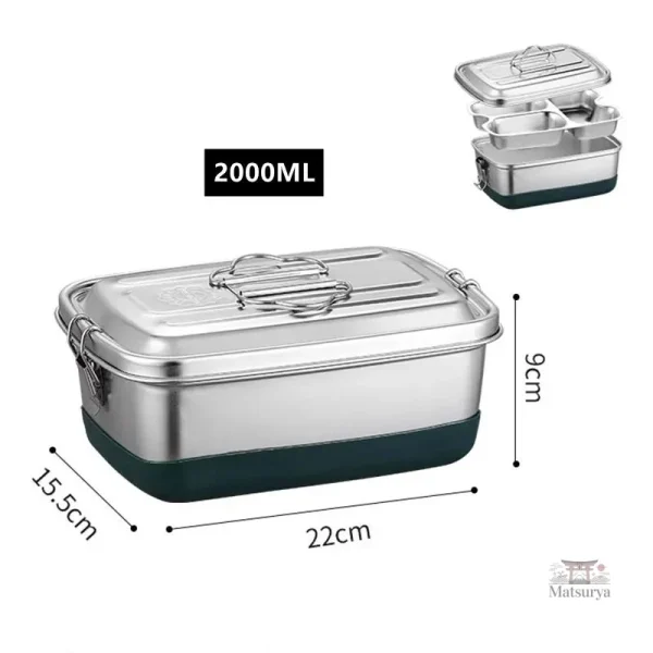 Lunch box en acier pour le travail