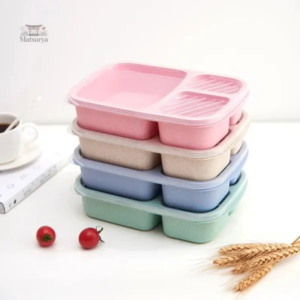 Boîte repas Bento avec couvercle sécurisé