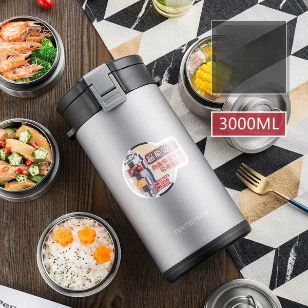 Boîte à repas avec compartiments