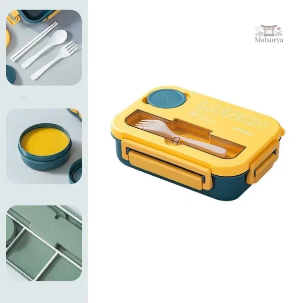 Bento multifonction, parfait pour les repas à emporter
