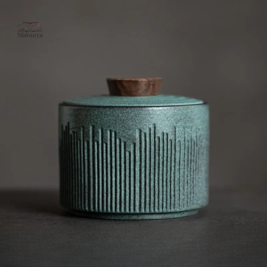 Boîte à Thé Japonaise en Céramique