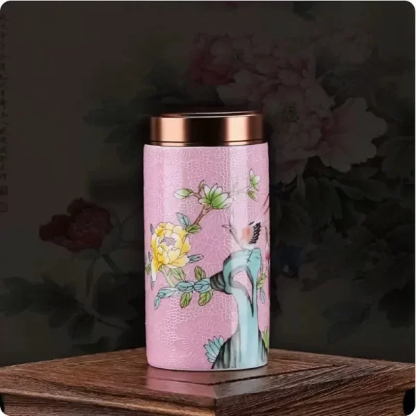 Boîte à Thé Vintage Japonais