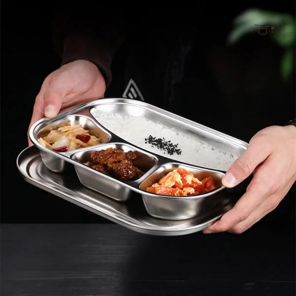 Contenant alimentaire en inox pour lunch