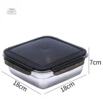 Bento pratique avec système anti-fuite pour transport sécurisé