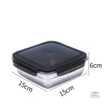Contenant alimentaire Bento, résistant aux fuites