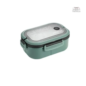 Boite à lunch avec couverts, idéale pour pique-niques