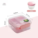 Boite Bento avec design compact et facile à transporter