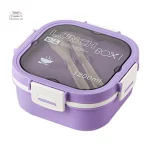 Boîte Bento carrée idéale pour le meal prep