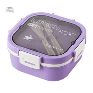 Boîte Bento carrée idéale pour le meal prep