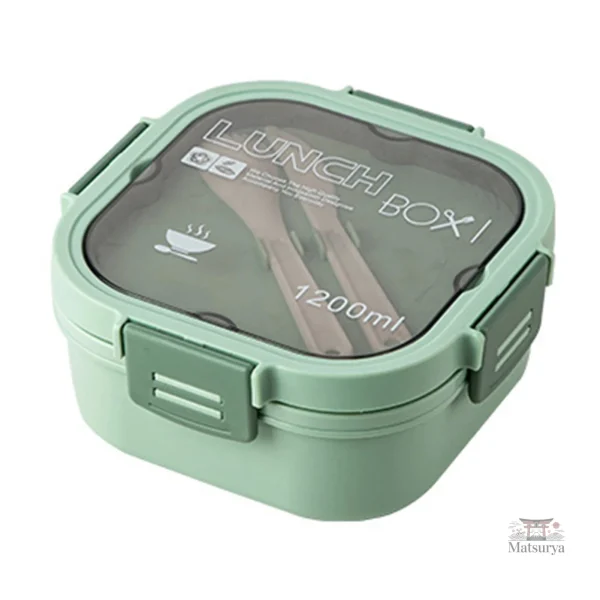 Boîte Bento colorée avec compartiments ajustables
