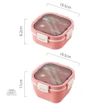 Boîte Bento ergonomique pour une utilisation quotidienne