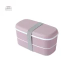 Solution de repas bento avec double compartiment