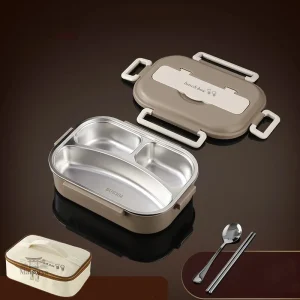 Boite Bento Épurée pour repas équilibrés en déplacement