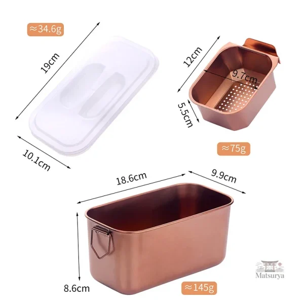 Boîte Bento multifonctionnelle pour repas équilibrés