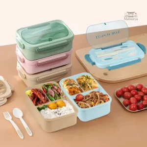 Boîte bento micro-ondes pratique et fonctionnelle