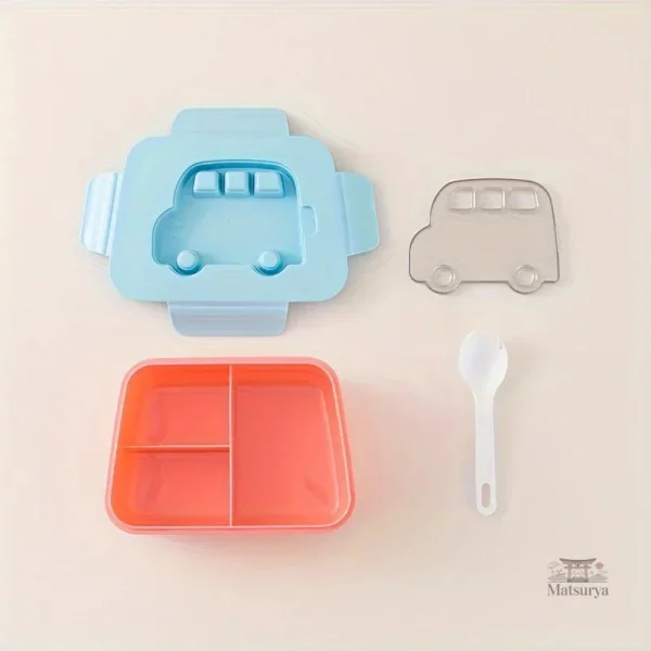 Bento enfant avec design voiture coloré