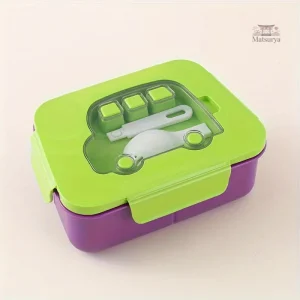 Boîte repas enfant motif automobile