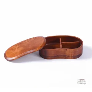 Boîte Bento en bois, idéale pour repas équilibrés et déplacements