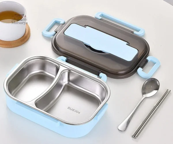 Boite Bento aux couleurs douces pour enfants et adultes