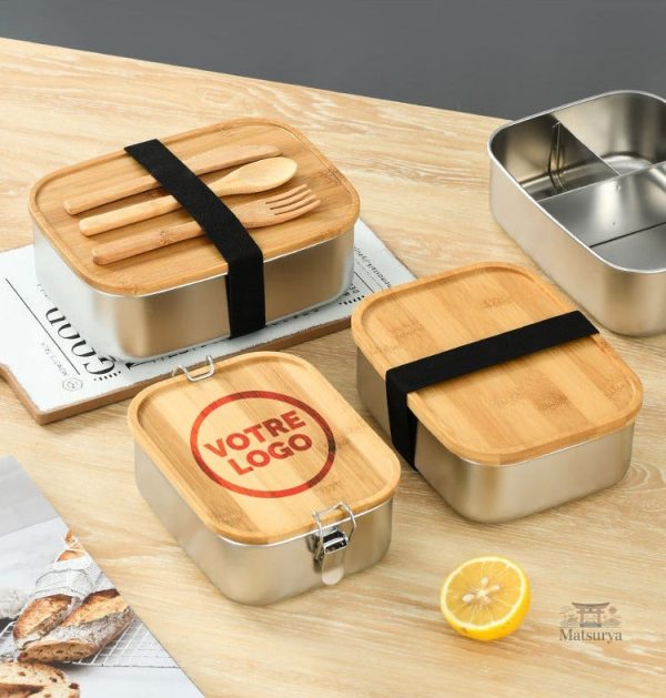 Boîte Bento personnalisable élégante et pratique