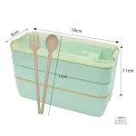 Boîte Bento légère pour transport facile