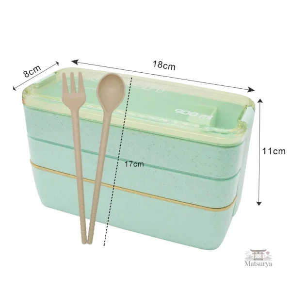 Boîte Bento légère pour transport facile