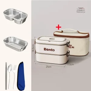 Boîte Bento pratique en plusieurs compartiments