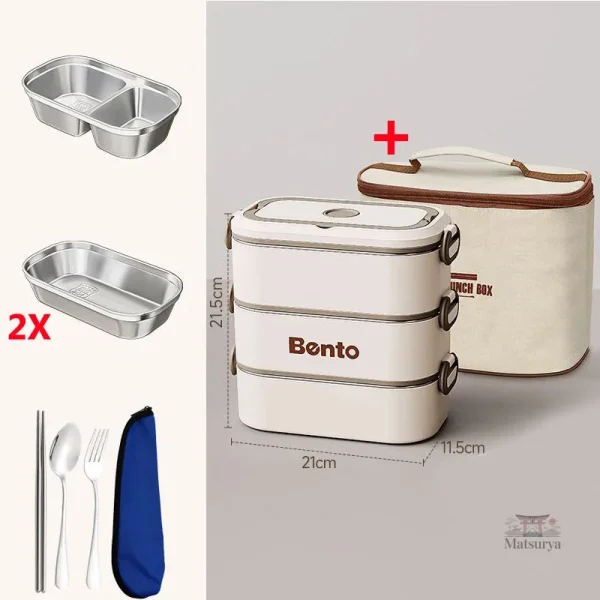 Boîte Bento idéale pour le déjeuner au travail