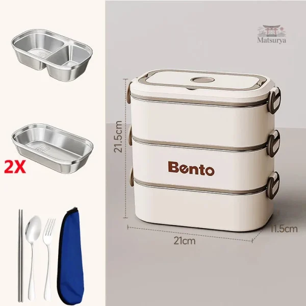 Boîte Bento moderne pour une cuisine organisée