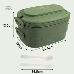 Boîte Bento design avec compartiments pour aliments variés