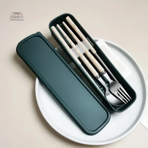Boîte élégante pour couverts japonais