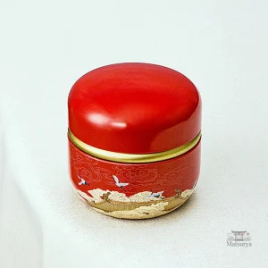 Boîte à thé design japonais ronde