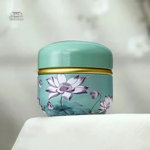 Récipient à thé rond style japonais