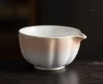 Bol à matcha, teintes dégradées harmonieuses