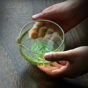 Bol à matcha élégant avec finition martelée
