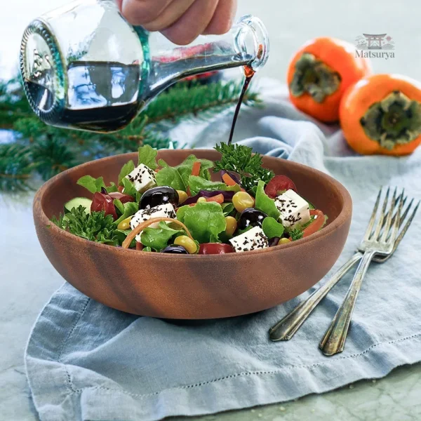 Bol à salade japonais élégant en céramique artisanale
