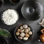 Bol japonais élégant pour servir du riz