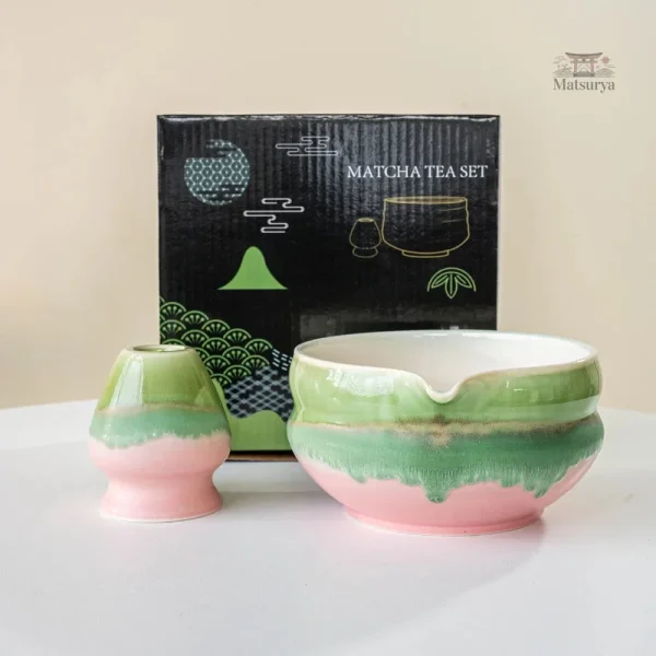Support fouet à Matcha en céramique élégant