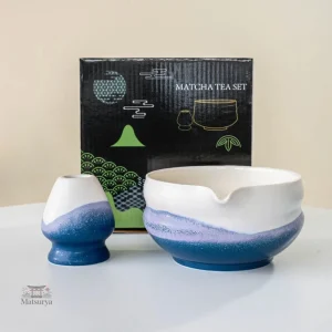 Accessoire art du thé : bol et support fouet