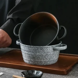 Bol à oreilles en style japonais pour repas