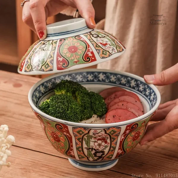 Bol japonais artisanal en céramique traditionnelle