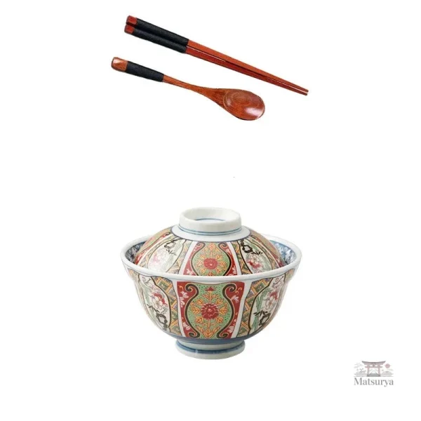 Bol japonais coloré en céramique artisanale