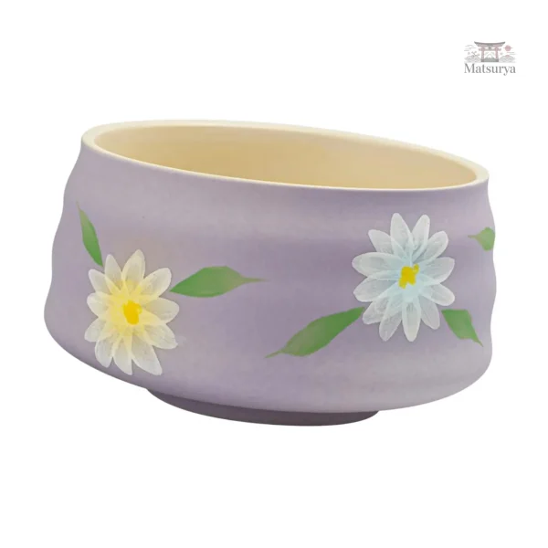 Bol à fleurs, création artisanale japonaise authentique