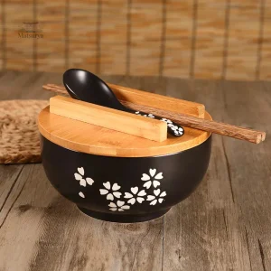 Set bol japonais et baguette pour cuisine asiatique