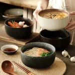 Bol Japonais avec baguette et cuillère