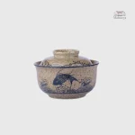 Couvercle en bois pour bol japonais traditionnel